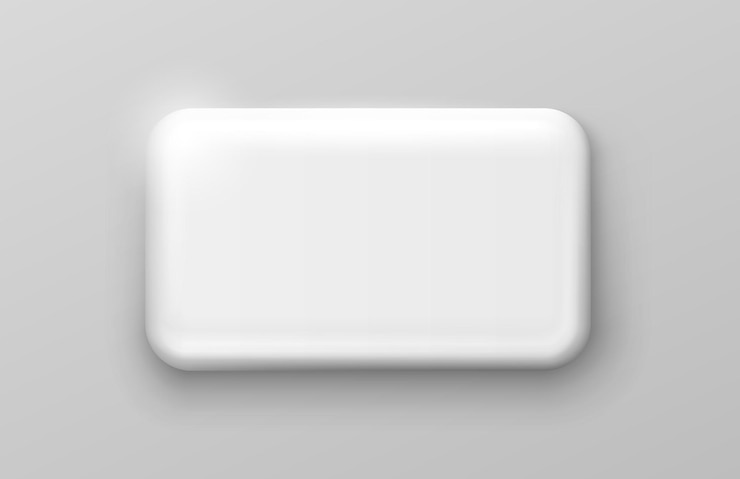 Vecteur le cadre blanc de l'étiquette de la barre d'événement du bouton de l'illustration vectorielle du panneau gris