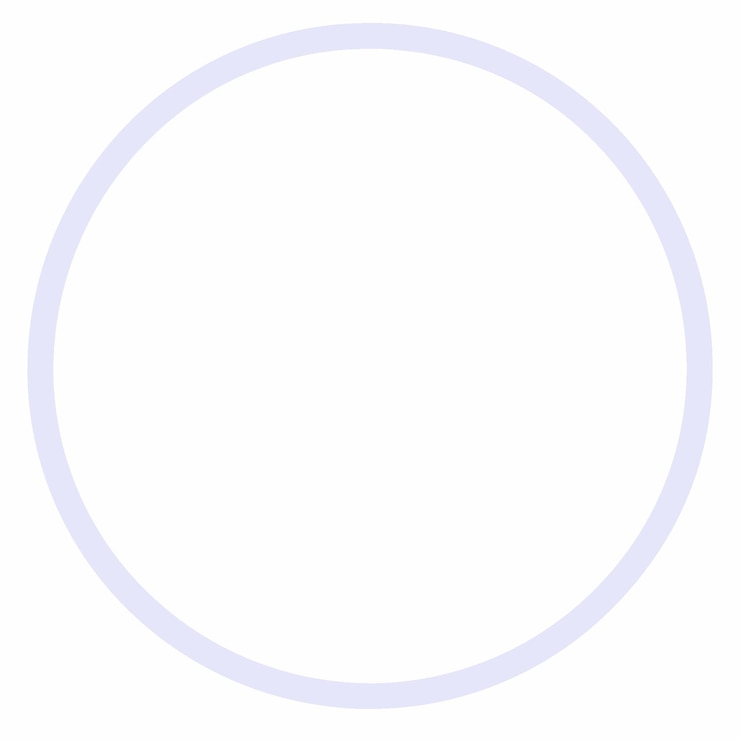 Vecteur cadre circulaire décoratif lignes de bordure avec motif géométrique et symétrique