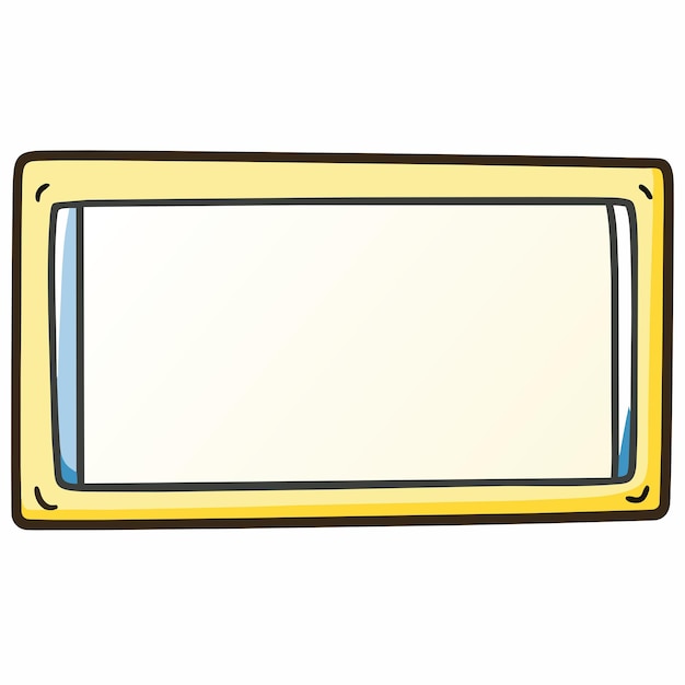 Cadre coloré en forme de rectangle