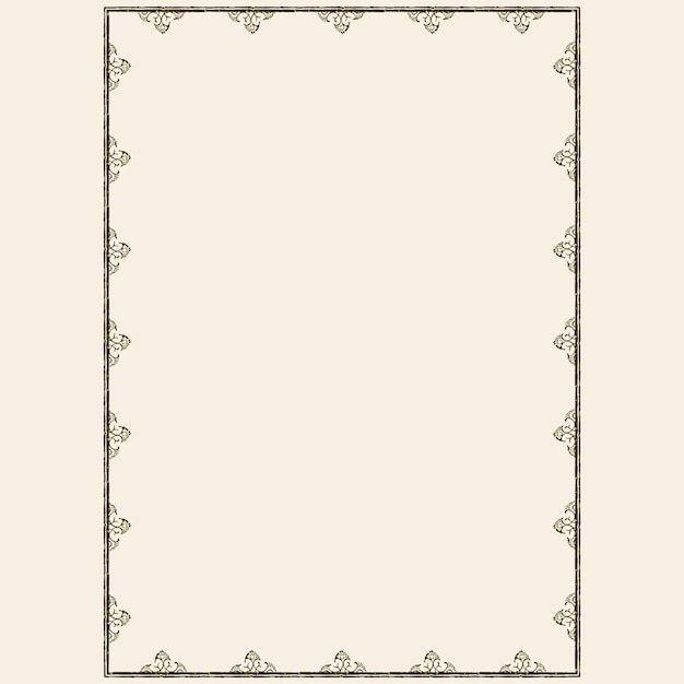 Cadre floral islamique iranien Art de conception traditionnel Tazhib Eslimi Arrière-plan avec boîte de texte