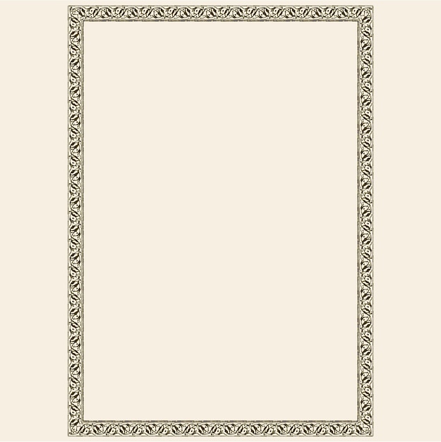 Cadre floral islamique iranien Art de conception traditionnel Tazhib Eslimi Arrière-plan avec boîte de texte
