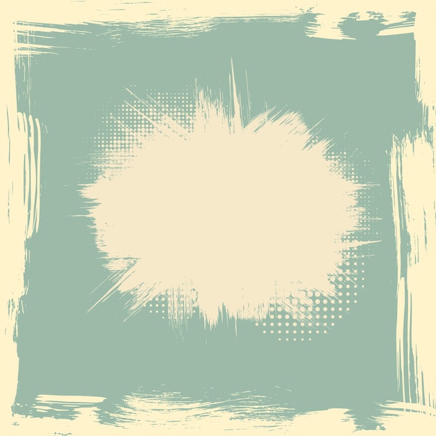 Cadre grunge Olg avec cercle