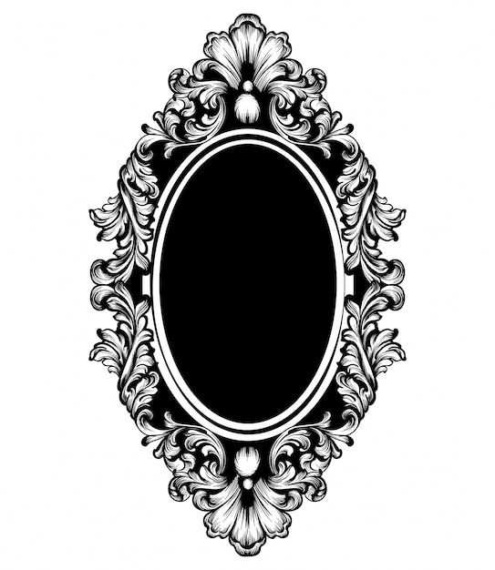 Cadre De Miroir De Luxe Vintage