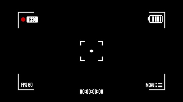 Cadre De Viseur D'objectif De Caméra Vecteur Gratuit