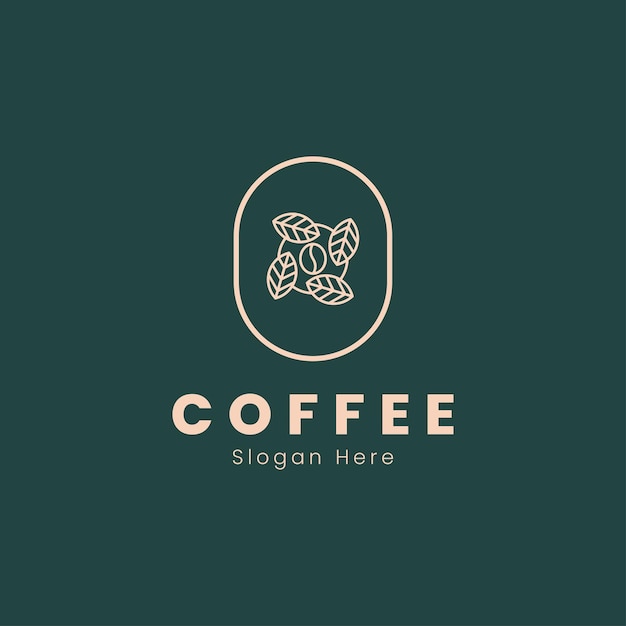 café-restaurant, dessin au trait, contour, logo, barista, logo