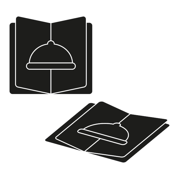 Café restaurant menu livre icône illustration vectorielle EPS 10 image de stock