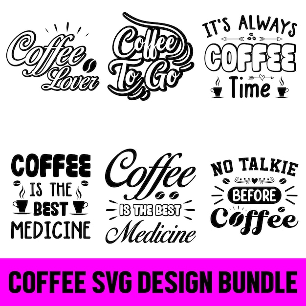 Vecteur café svg citations bundle café svg mug svg mug svg bundle café citation svg mug citation svg café