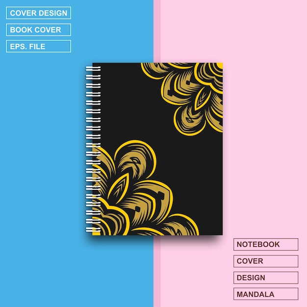 Cahier à Couverture Design Mandala