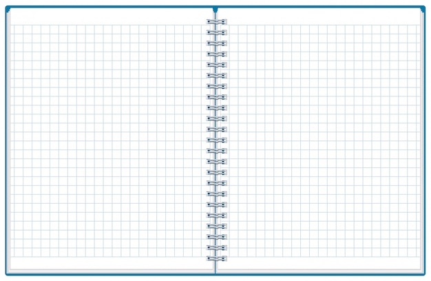 Cahier D'exercices, Cahier Ouvert, Cahier à Carreaux