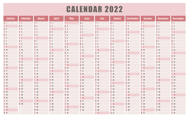 Calendrier 2021 Illustration De Couleur Vectorielle Du Planificateur D'événements Quotidiens