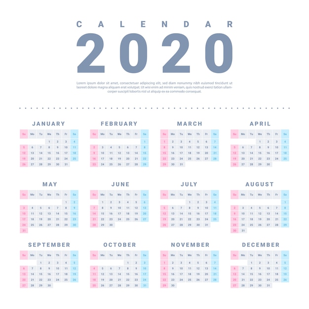 Calendrier Créatif 2020