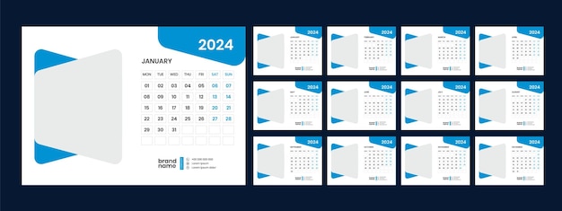 Le calendrier du bureau 2024