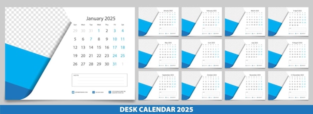 un calendrier qui dit " calendrier de bureau " est sur la page