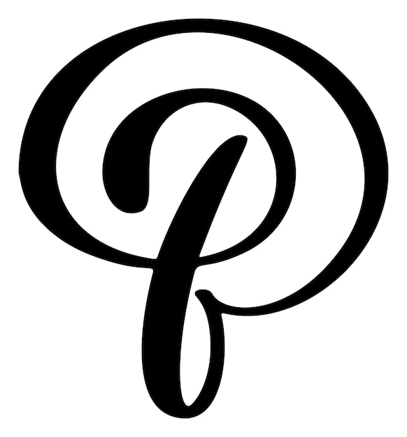 Calligraphie vectorielle dessinée à la main lettre B mariage caractères de logo de script style pinceau écrit à la main s'épanouir