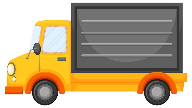 Camion De Livraison En Style Cartoon