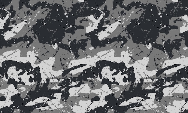 Le camouflage militaire de texture répète le motif d'illustration vectorielle continue