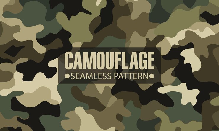 camouflage sans couture modèle de l'armée design vectoriel de fond
