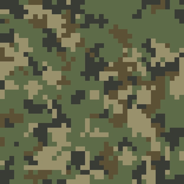 Camouflage Ukrainien Mm 14. Couleurs D'olive De Texture De Modèle Militaire Sans Couture De Pixel. Masquage Abstrait