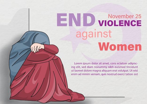 Campagne d'affichage de la journée internationale pour l'élimination de la violence à l'égard des femmes
