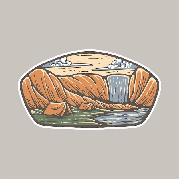 Camping Et Beauté Nature Illustration Graphique Vector Art Tshirt Design