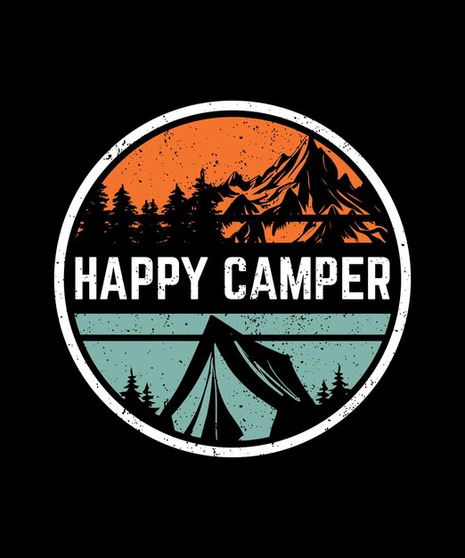 Vecteur le camping svg qoutes design