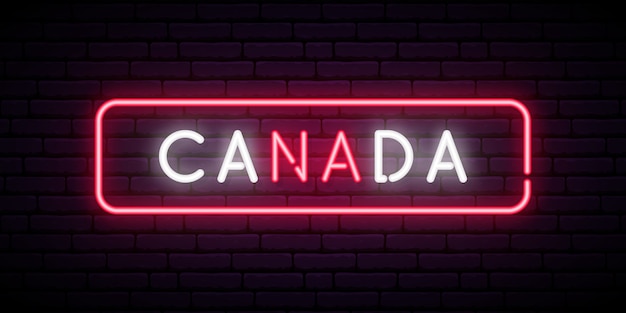 Canada Enseigne Au Néon.