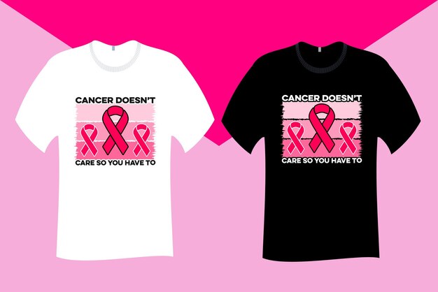 Vecteur le cancer s'en fiche, vous devez donc créer un t-shirt