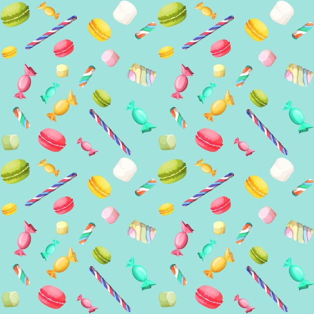 Candy seamless pattern