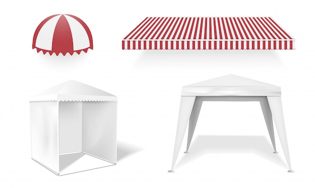 Vecteur canopy icon set