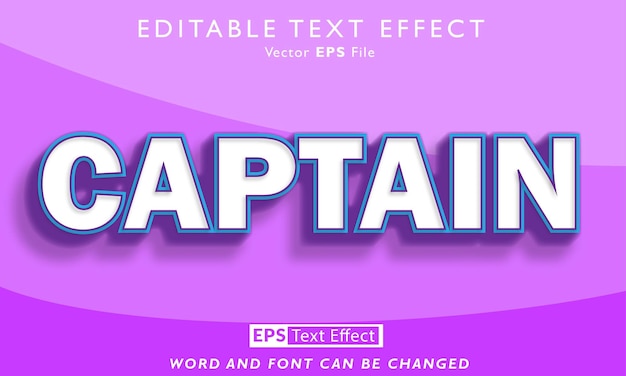 Captain Text Effect