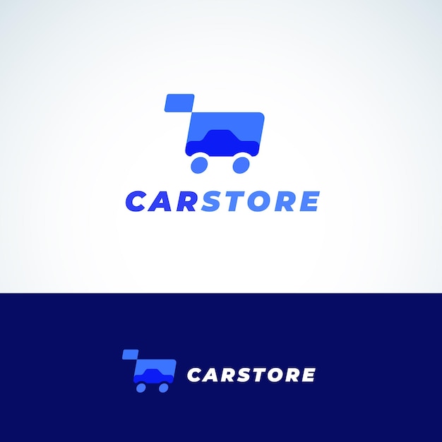 Car Store Abstract Vector Signe, Symbole Ou Modèle De Logo