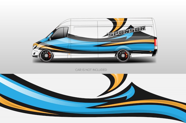 Car wrap designs vectoriels