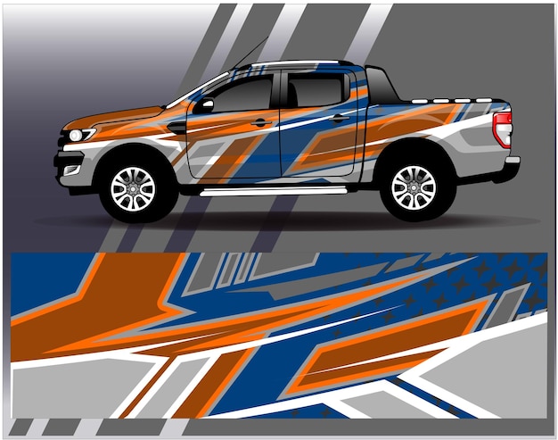 Car wrap sticker design vecteur livrée personnalisée course rallye voiture véhicule autocollant et teinte
