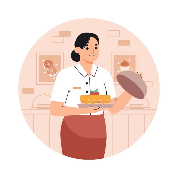 Caractère des serveurs de nourriture