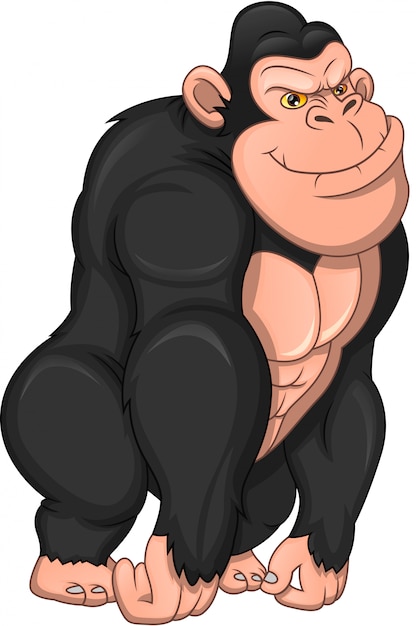 Caricature De Bébé Gorille