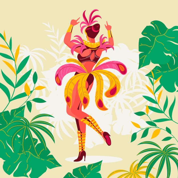 Vecteur carnaval_dancer