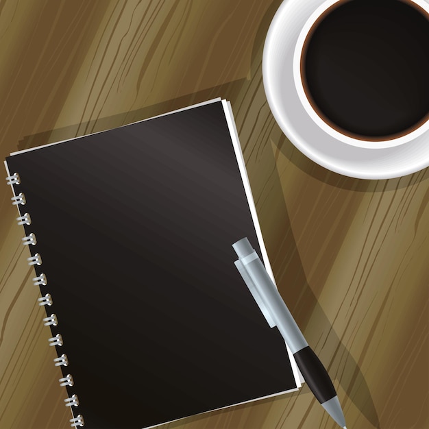 Carnet de notes et stylo