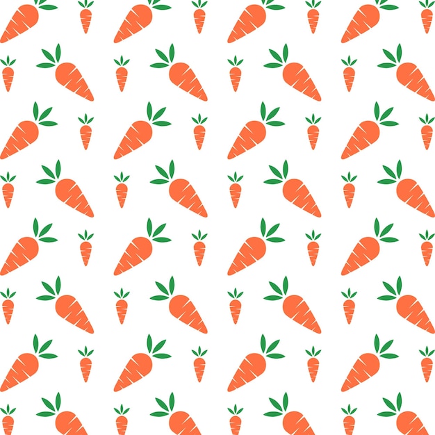 Carotte sublime tendance multicolore modèle répétitif illustration vectorielle conception de fond