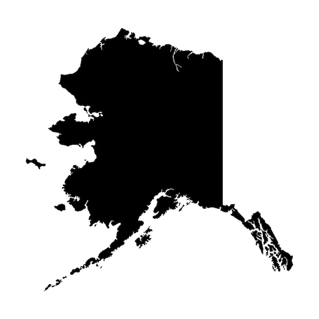 carte de l'alaska icône