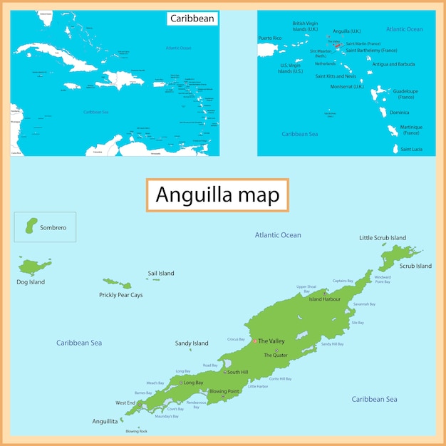 Carte D'anguilla