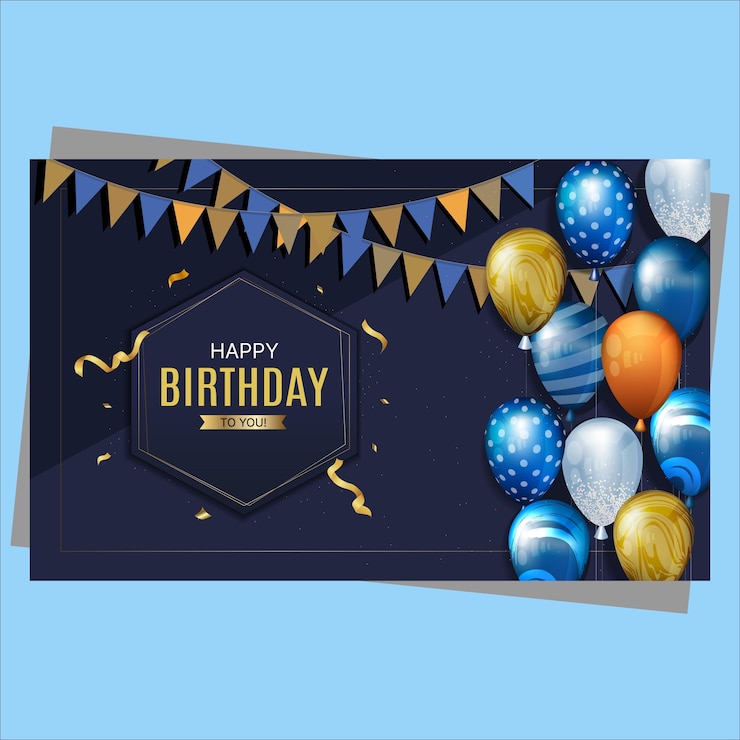 Vecteur carte d'anniversaire