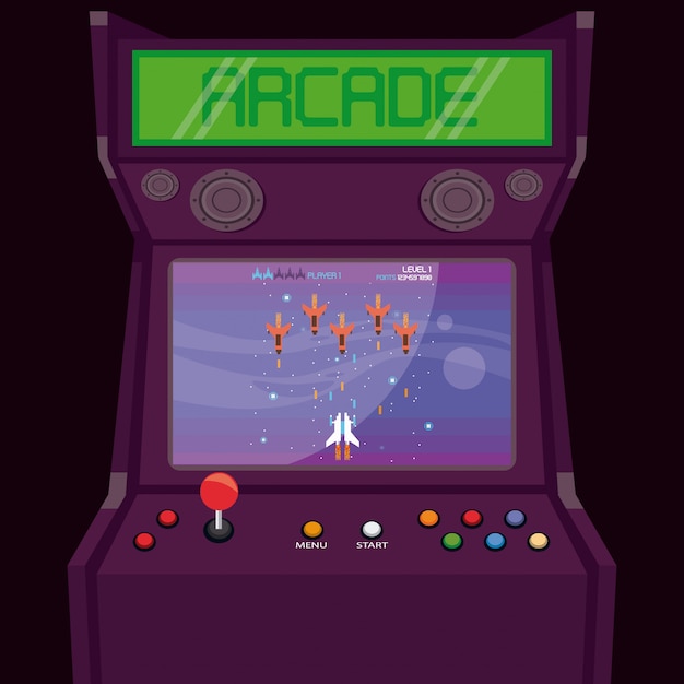 Carte D'arcade De Jeux Vidéo Rétro