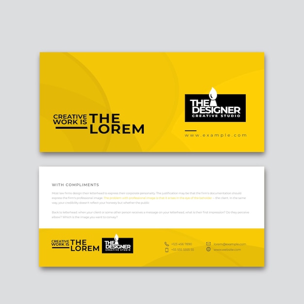 Carte de compliments propre