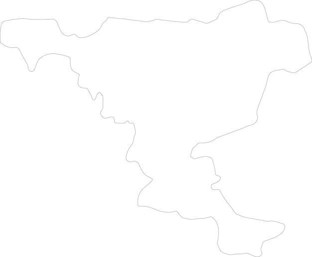 Carte De Contour De Jigawa Au Nigéria