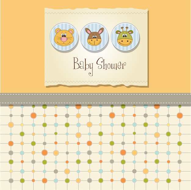 Carte De Douche De Bébé