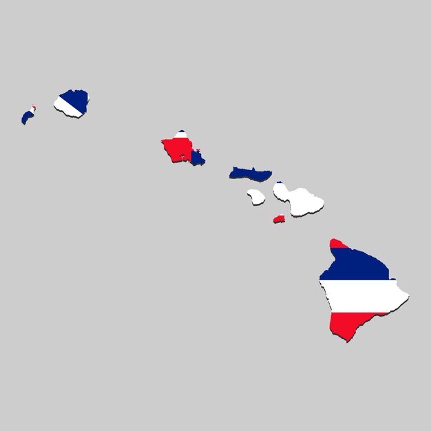 Vecteur carte avec drapeau national illustration vectorielle