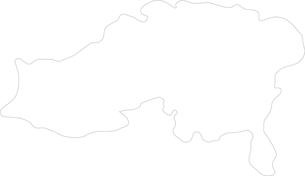 Carte Du Contour De Batna En Algérie