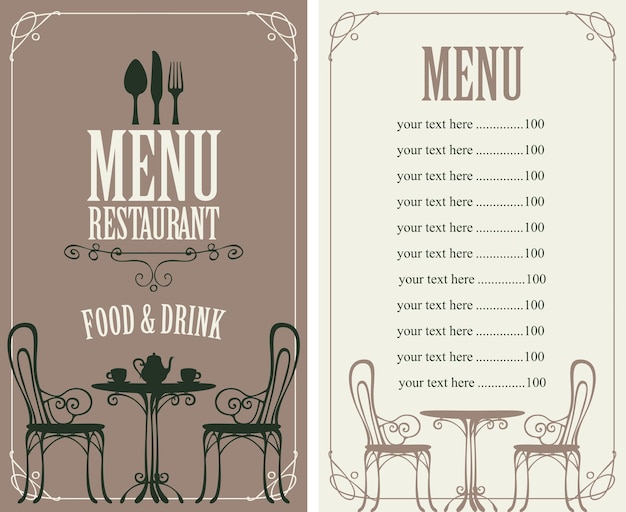 Carte Du Restaurant