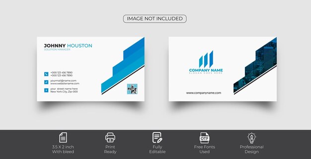 Vecteur carte d'entreprise élégante de vecteur