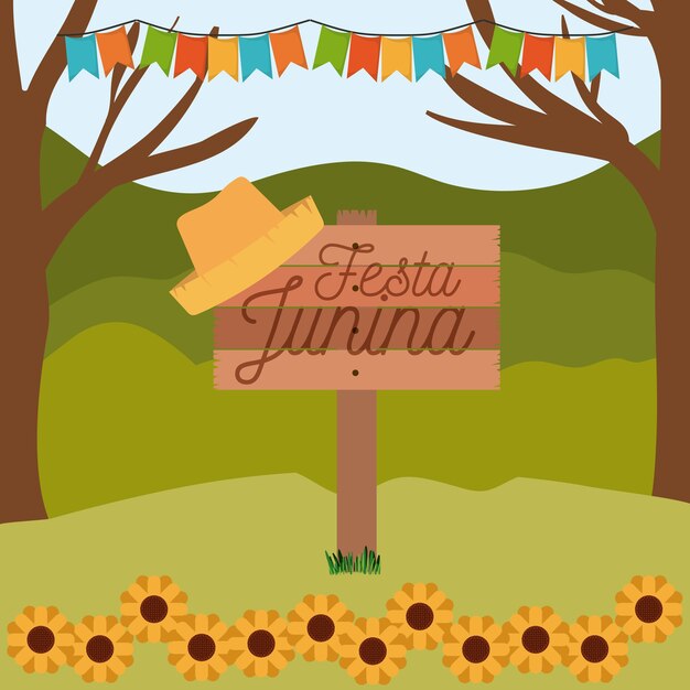 Carte De Fête Junina